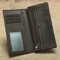 High Quality Luxury Men's Wallet Genuine Leather Multi-pockets Male Purse Card Holder cartera hombre  카드지갑